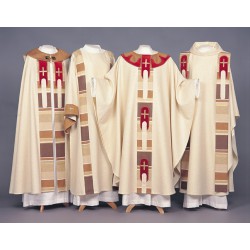 Chasuble - Collection Cathédrale avec Etole de Prêtre