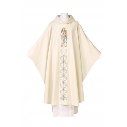 Chasuble de la Sainte Vierge et l'Enfant