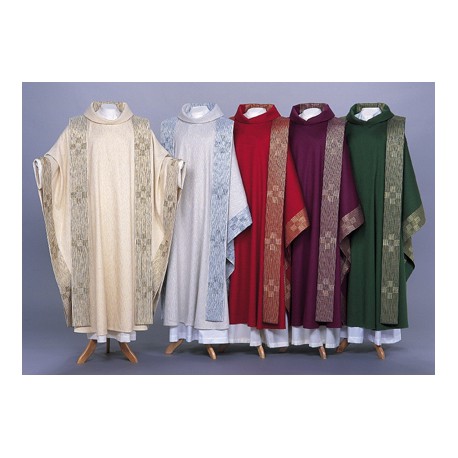 Chasuble Utrecht avec étole de prêtre