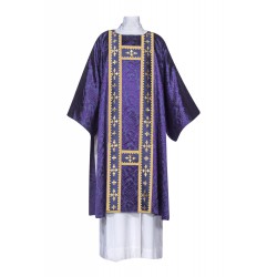 Dalmatic - JHS with golden galloon banding