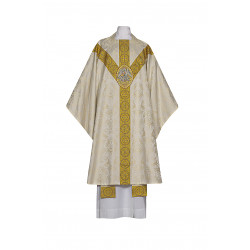 Chasuble Damassé Cerf - 'Agneau Mystique'