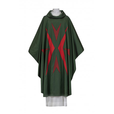 Chasuble Damassé Cerf