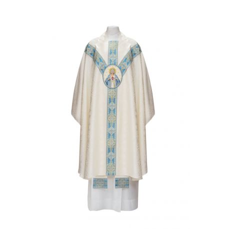 Chasuble "Coeur Immaculé de Marie