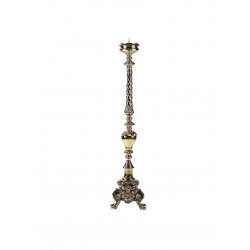 Cast brass candlestick baroque